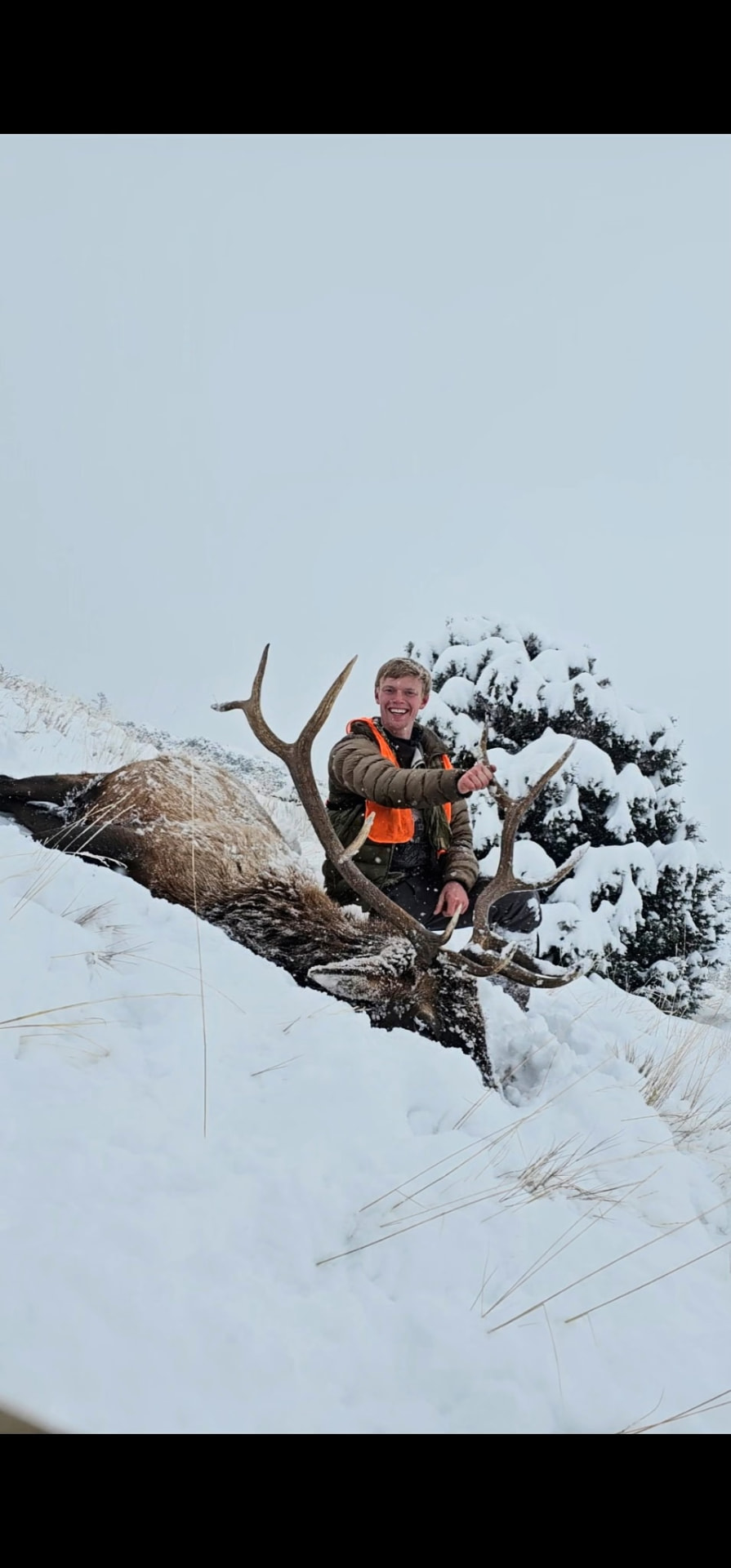 Gavin Jardstrom elk hunting in the Montana high country